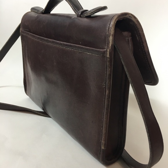 Vintage Coach Avenue Crossbody Bag 9886 Brown - Picture 2 of 8